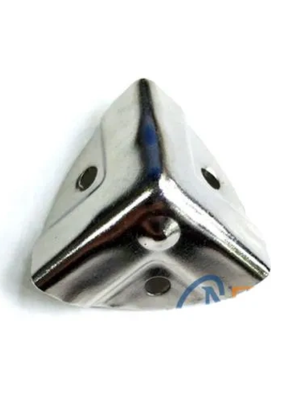 Dekoratif, Kutu, Sandık Köşesi - 35x22 Mm, Küçük, Nikel, 100 Adet