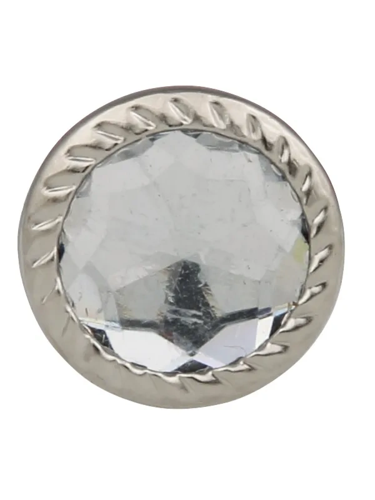 Dekoratif Parlak Taşlı Kabara Raptiye 17 Mm - 500