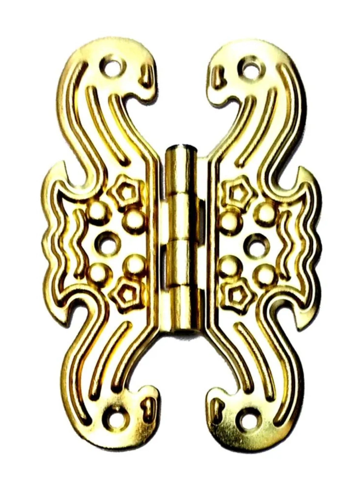 Dekoratif Sac Kelebek Menteşe - Büyük, Sarı, 100 Adet