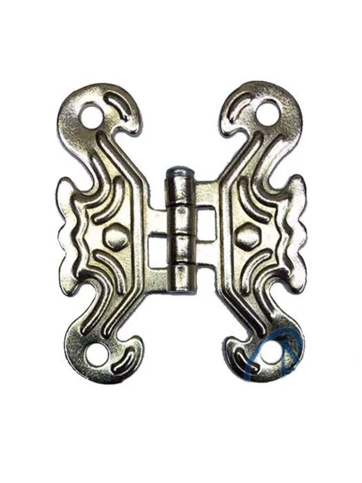 Dekoratif Sac Kelebek Menteşe - Küçük, Nikel, 1 Adet