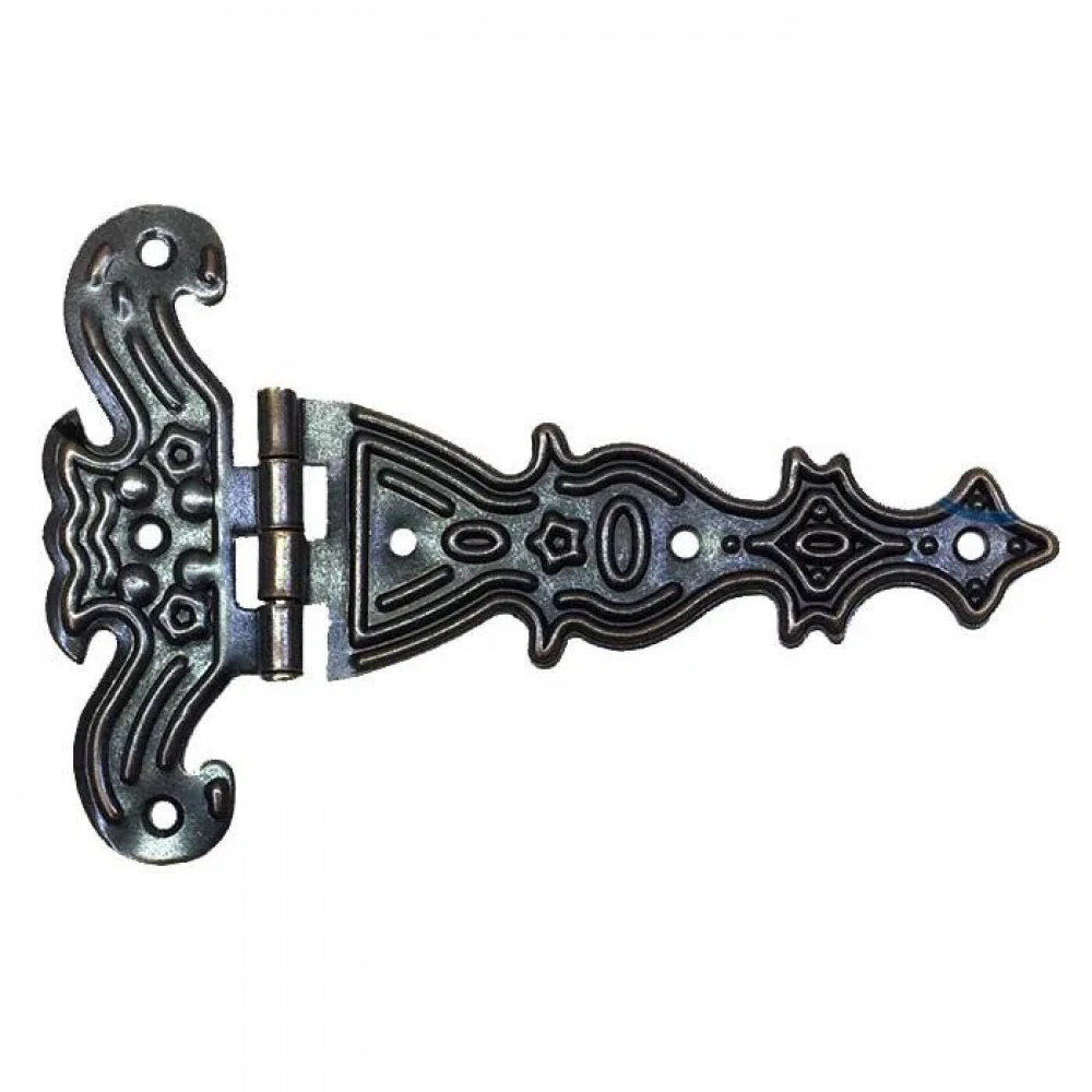 Dekoratif, Sac Tek Kuyruklu Menteşe - 69x102 Mm, Büyük, Eskitme, 100 Adet