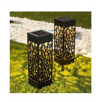 Dekoratif Solar Güneş Enerjili Bahçe Aydınlatması Yürüyüş Yolu Seti ( 6 Adet )