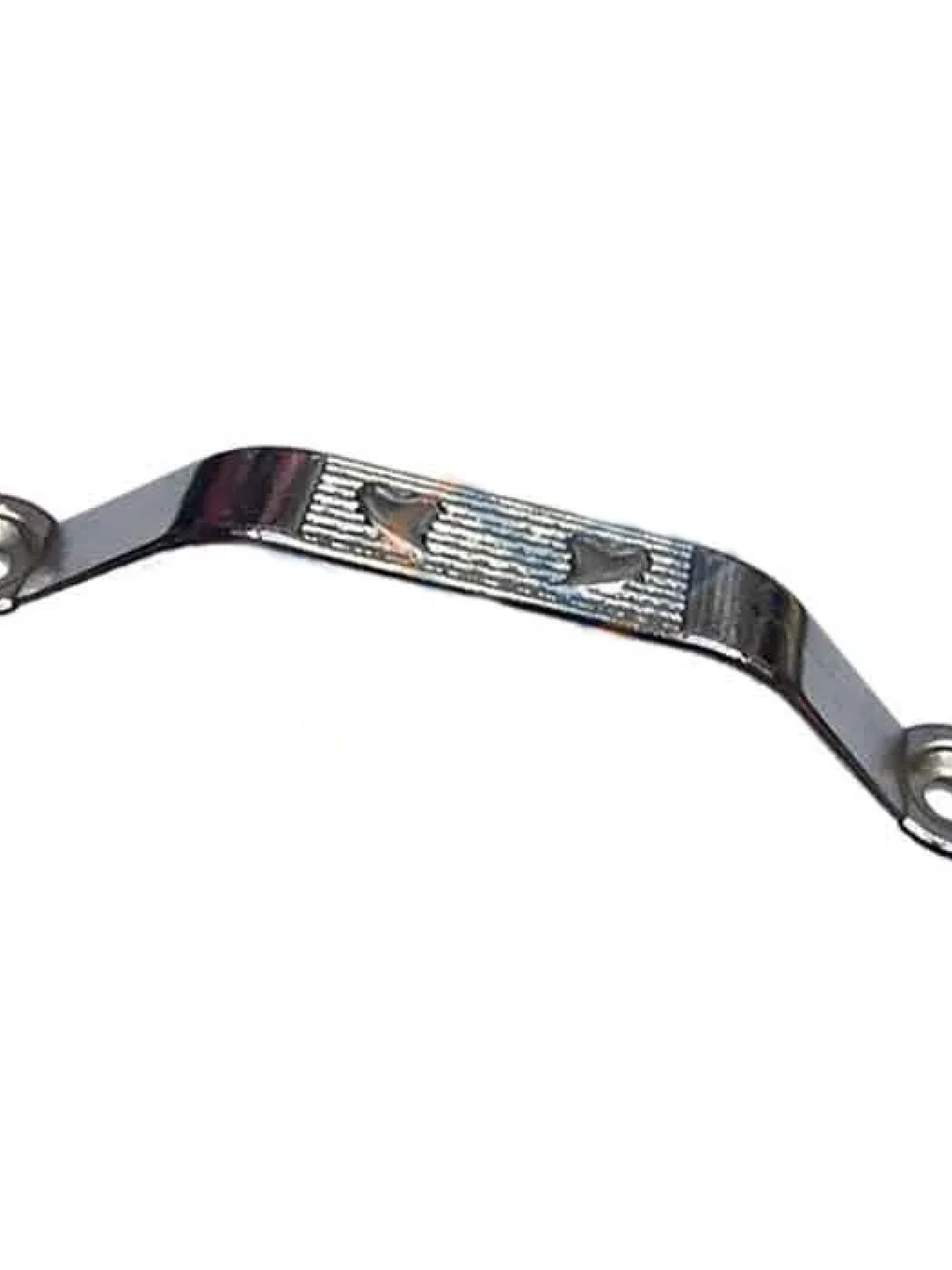 Dekoratif Zamak Kulp Dıştan - 64mm, Nikel, 1 Adet