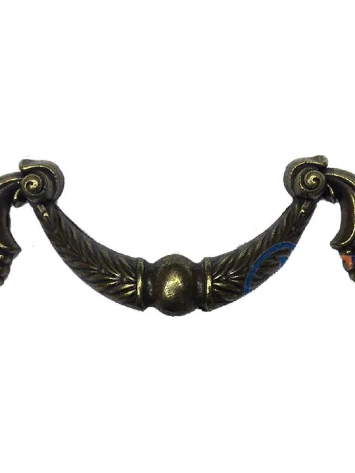 Dekoratif Zamak Üzümlü Kulp - 64mm, Antik, 100 Adet