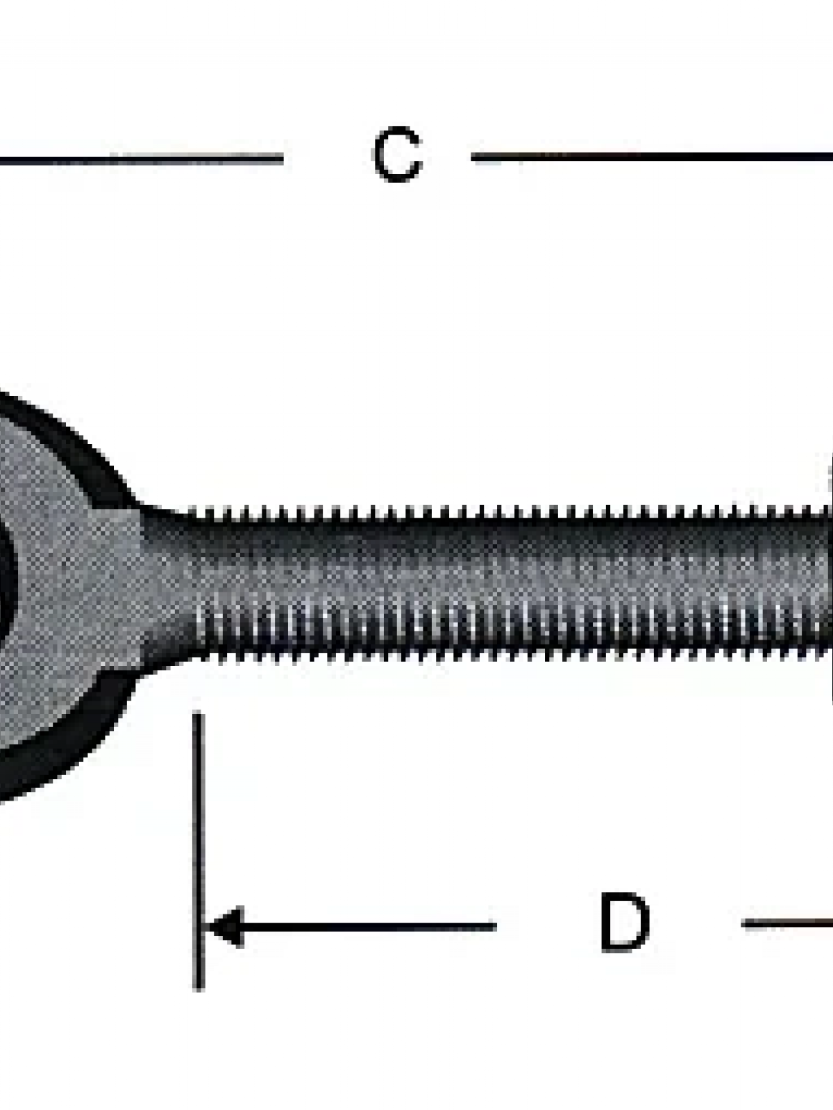 Delikli, Gözlü Civata M8 - 50 Adet