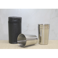 Deri Kılıflı 4'lü Shot Bardak Alk3926