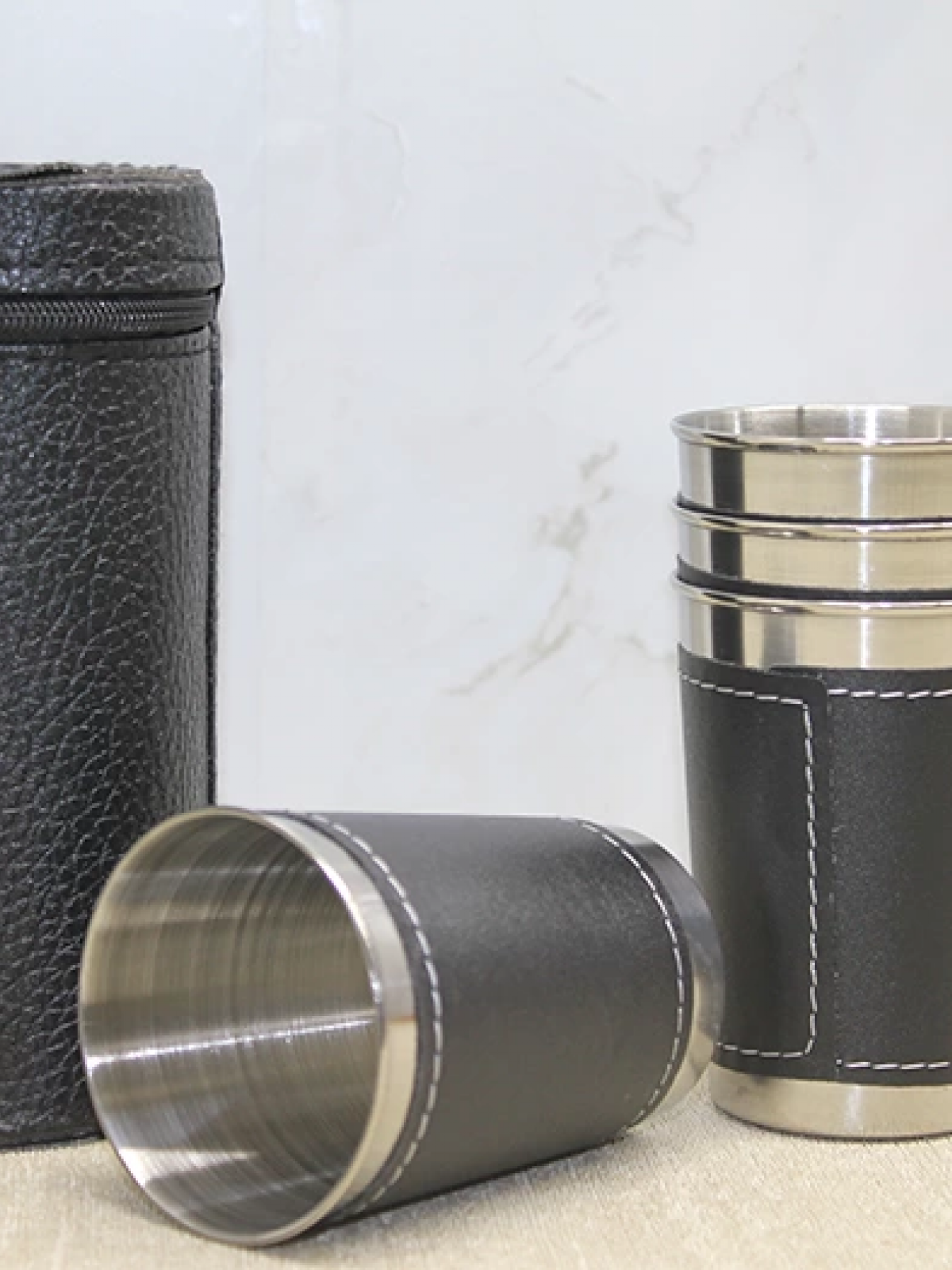 Derili Kılıflı 4'lü Shot Bardak Alk3925