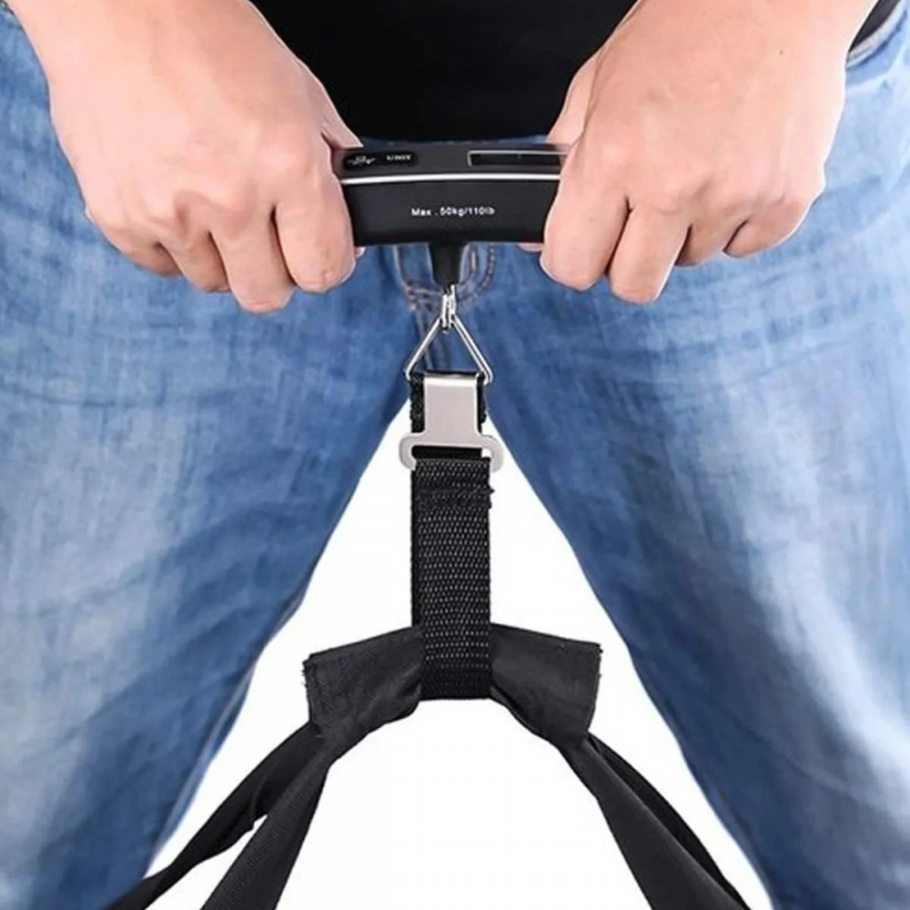 Dijital Işıklı Elektronik Askılı El Bagaj Tartısı Bavul Kantarı Seyahat Çantası 50kg