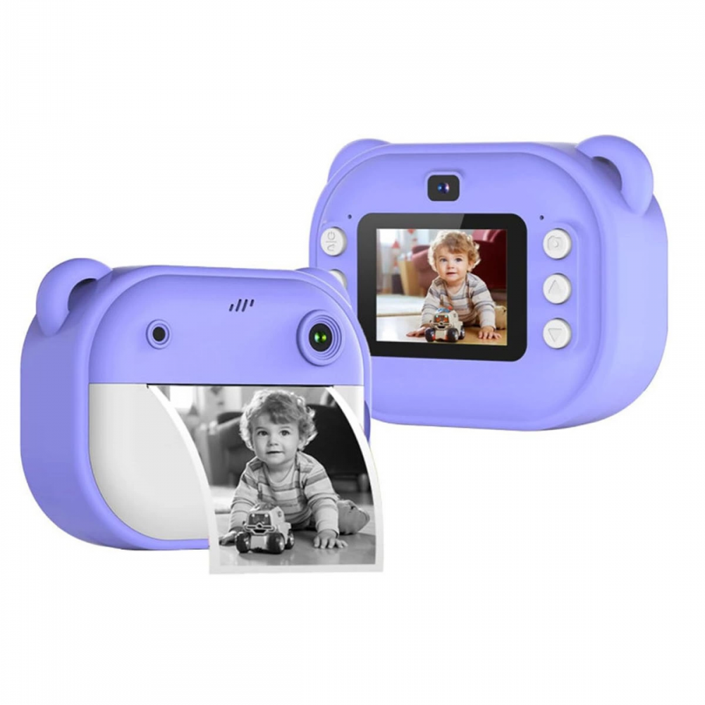 Dijital Video Kayıt Fotoğraf Çocuk Kamerası Anlık Termal Resim Kağıt Baskılı