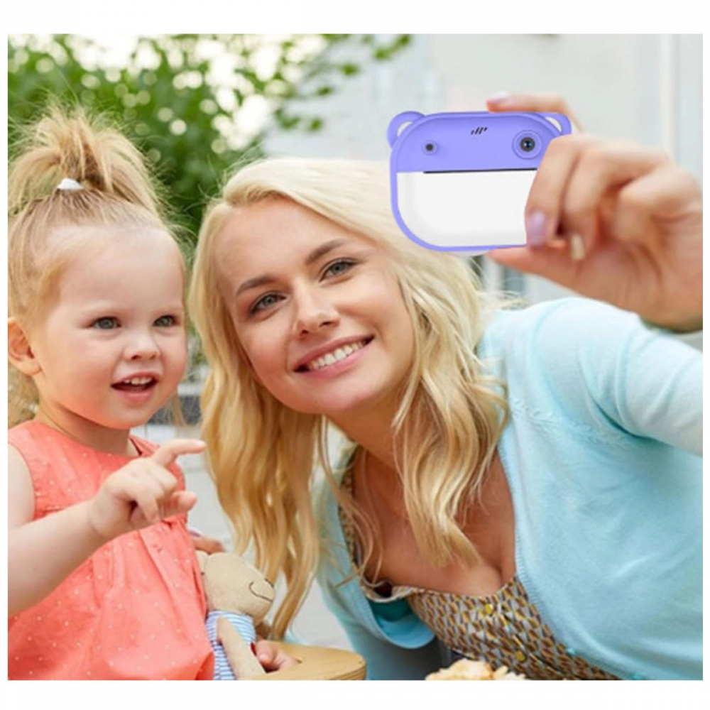 Dijital Video Kayıt Fotoğraf Çocuk Kamerası Anlık Termal Resim Kağıt Baskılı