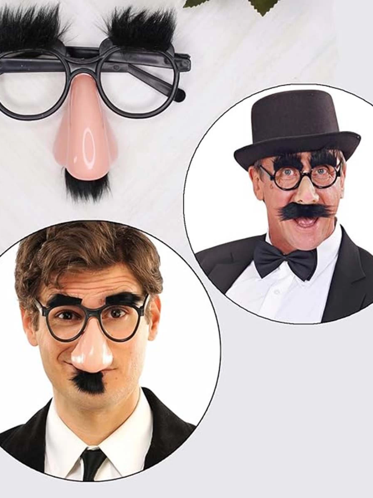 Eğlenceli Kılık Değiştirme Kaş Bıyık Mizah Gözlüğü 9x13 Cm