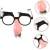 Eğlenceli Kılık Değiştirme Kaş Bıyık Mizah Gözlüğü 9x13 Cm Eğlenceli Kılık Değiştirme Kaş Bıyık Mizah Gözlüğü 9x13 Cm