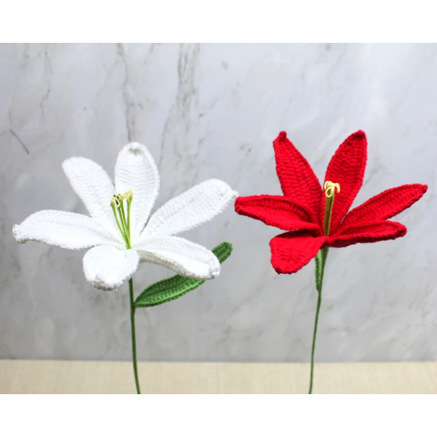 El Örgüsü Zambak Çiçeği Alk4970