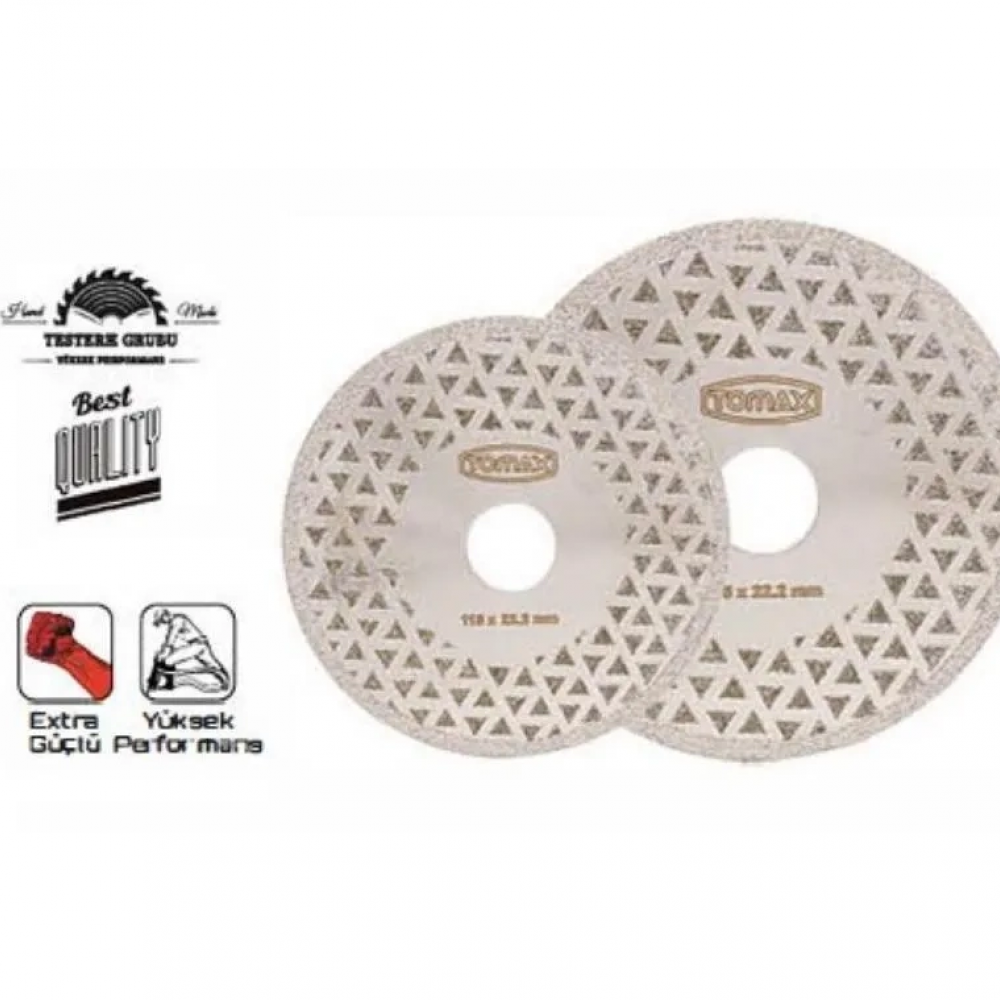 Elektrolize Elmas Kesici Flanşlı Disk - 230 Mm