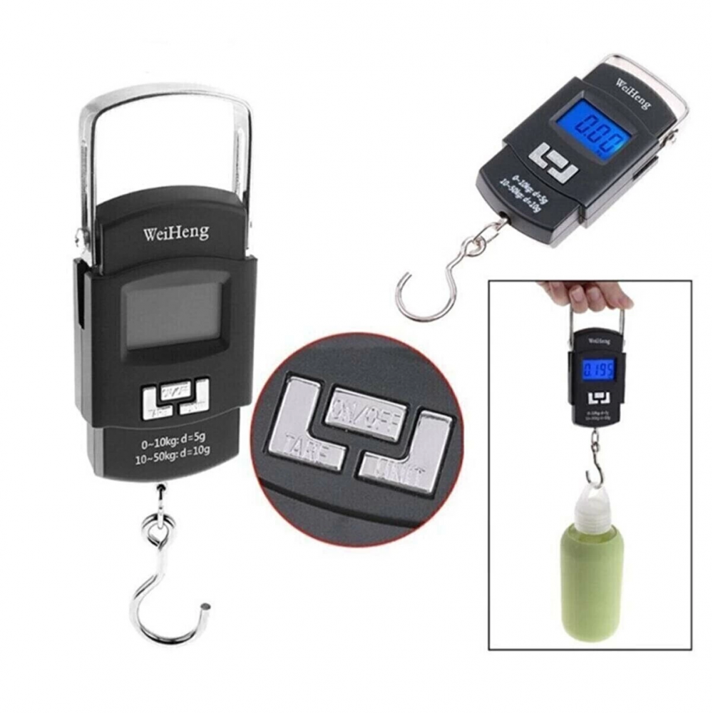 Elektronik Dijital El Kantarı 50 Kg Terazi Tartı 10 Gr Hassasiyet