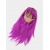 Fuşya Renk Düz Kesim Uzun Parti Peruğu Takma Saç
