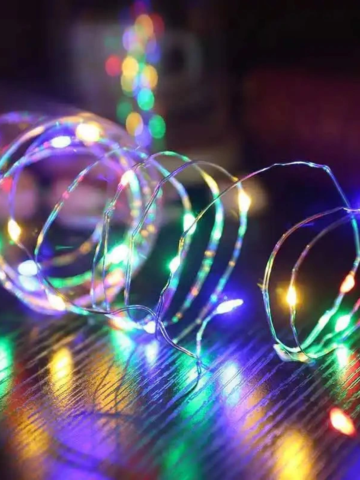 Gd957 Şerit Pilli Aydınlatma 3 Metre 30 Adet Rgb Peri Led