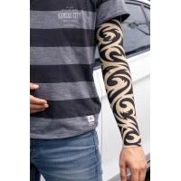 Giyilebilir Kol Dövmesi Çorap Dövme 3d Baskılı Kol Bacak Dövme 2 Adet Model 14