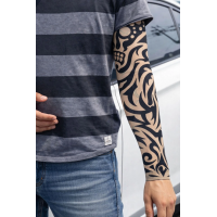 Giyilebilir Kol Dövmesi Çorap Dövme 3d Baskılı Kol Bacak Dövme 2 Adet Model 9