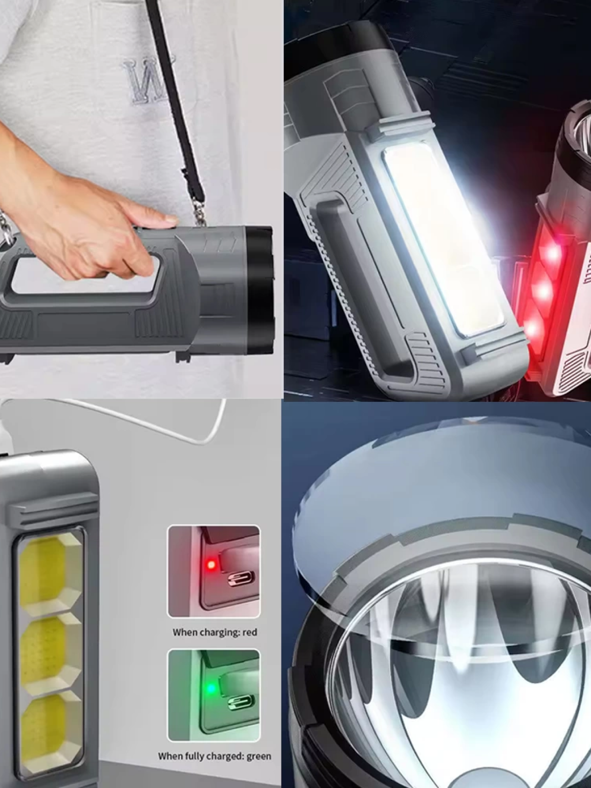 Güçlü Şarjlı Fener Masa Lambası  Wt-603