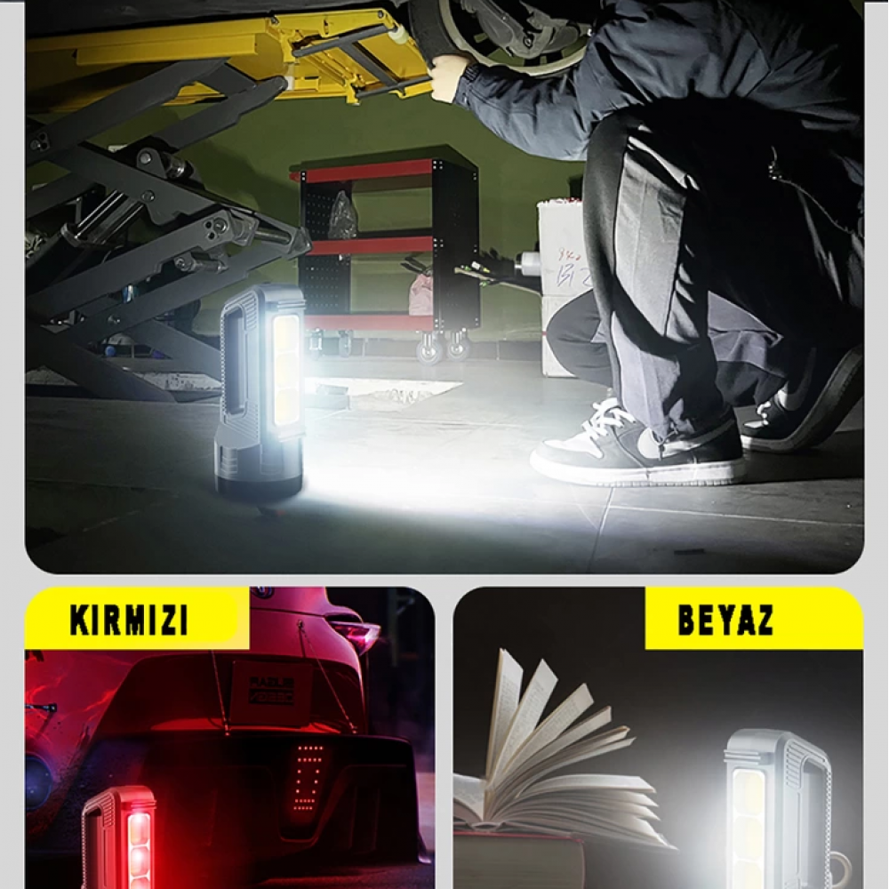 Güçlü Şarjlı Fener Masa Lambası  Wt-603