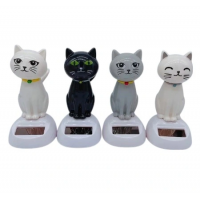 Güneş Enerjili Solar Sallanan Kedi