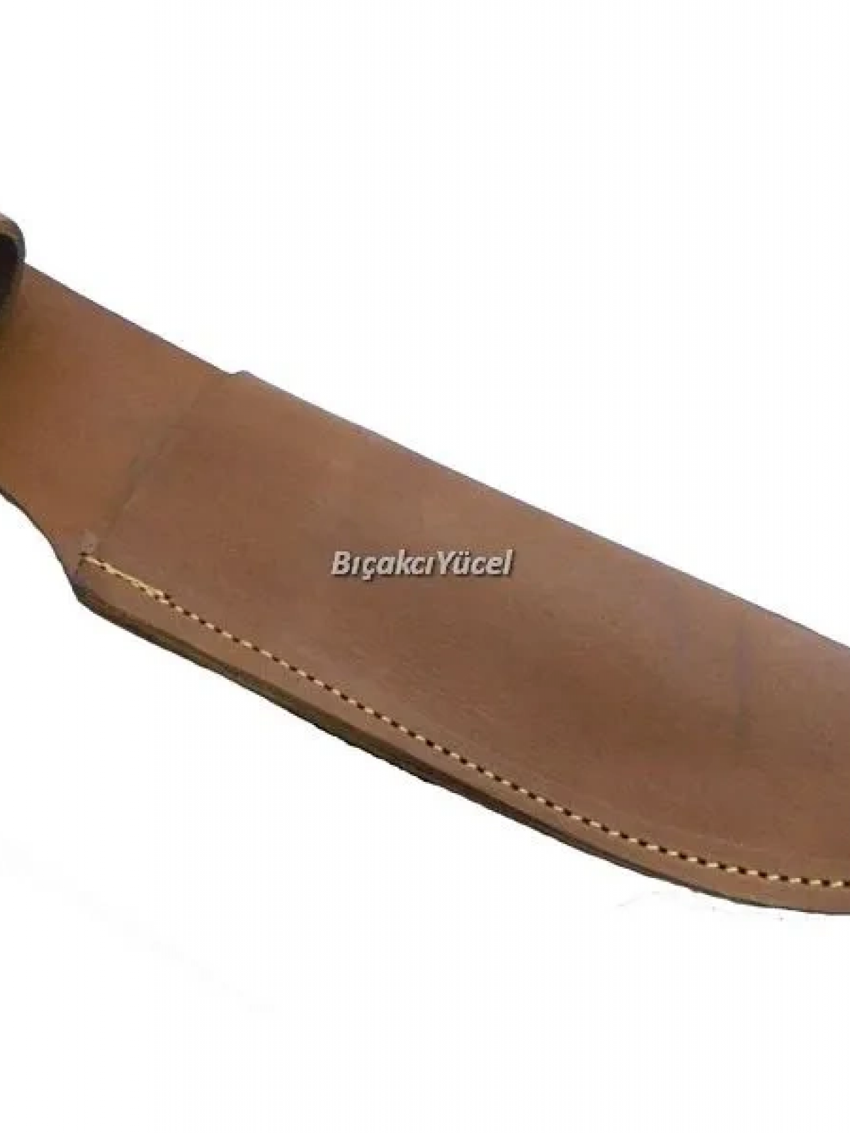Hakiki Deri Uzun Bıçak Kılıfı 27 Cm, Kemerlikli