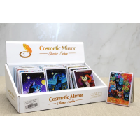 Hareketli Sulu Detaylı Kedi Figürlü El Aynası Alk4579