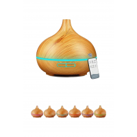 Hava Nemlendirici 7 Led Işıklı Aromatik Oda Kokusu 550 Ml Kahve Aroma Difüzörü Buhar Makinası