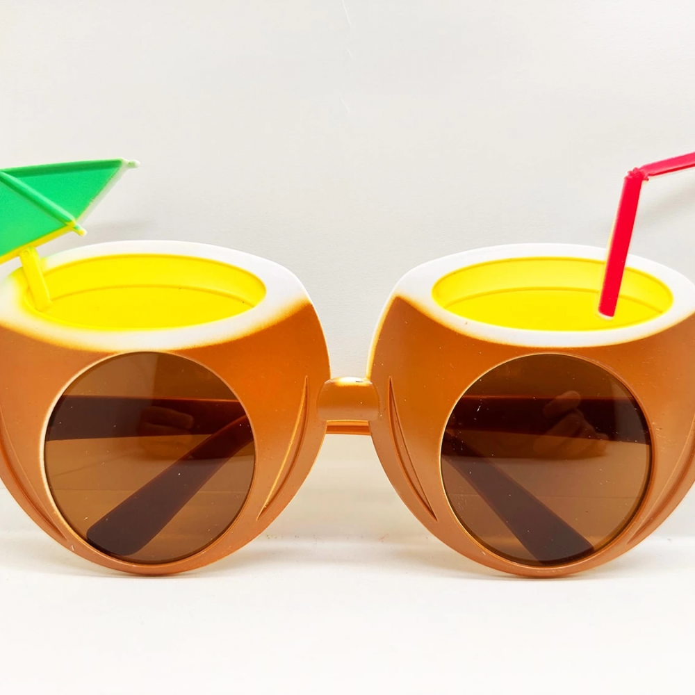 Hindistan Cevizi Tropikal Hawaii Yaza Merhaba Parti Gözlüğü