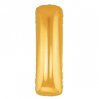 I Harf Folyo Balon Altın Renk  40 İnç