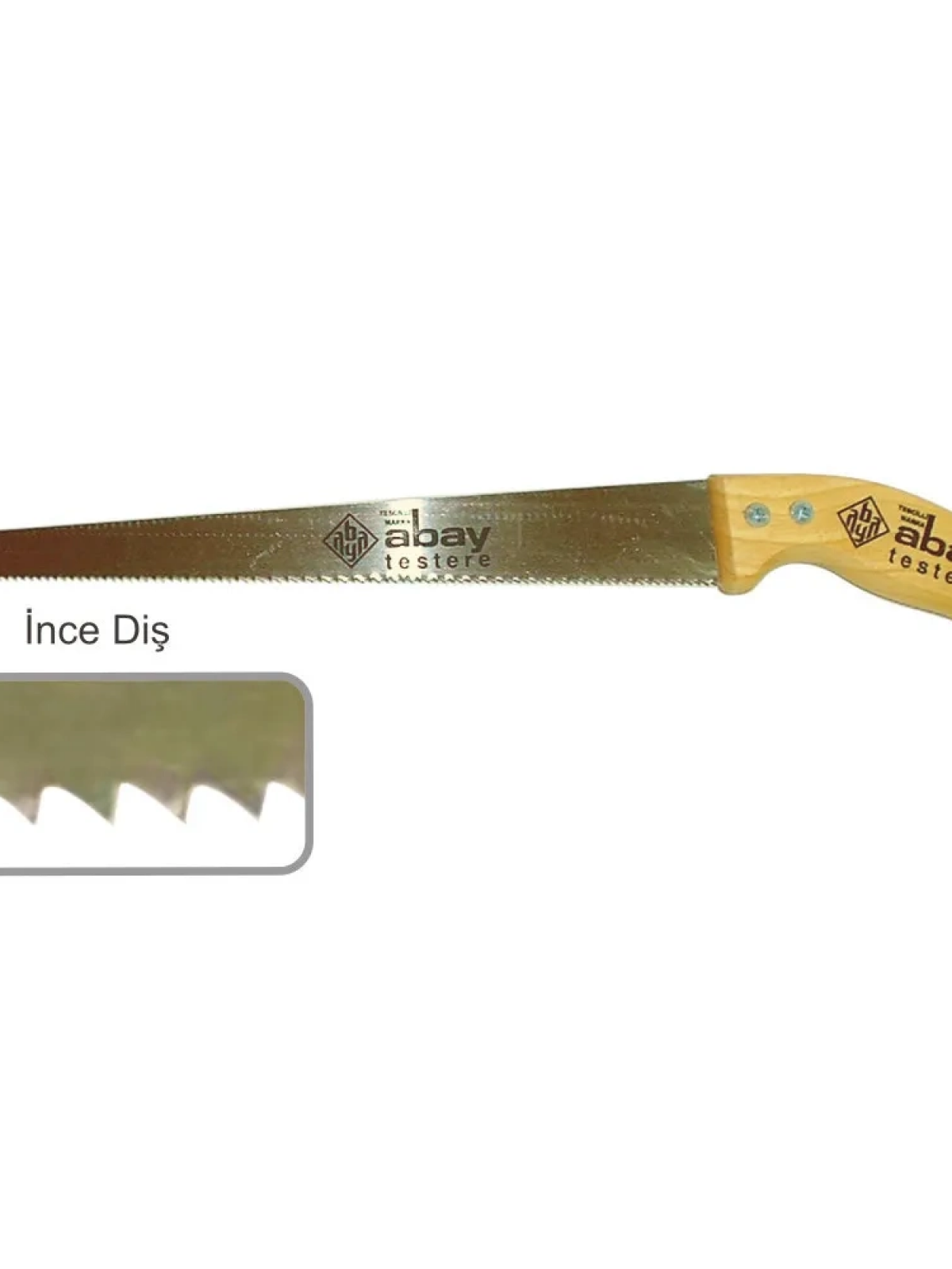 İnce Diş Bağ Testere 35 Cm - Ahşap Sap İnce Diş Bağ Testere 35 Cm - Ahşap Sap