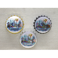 İstanbul Temalı Metal Magnet Alk4341