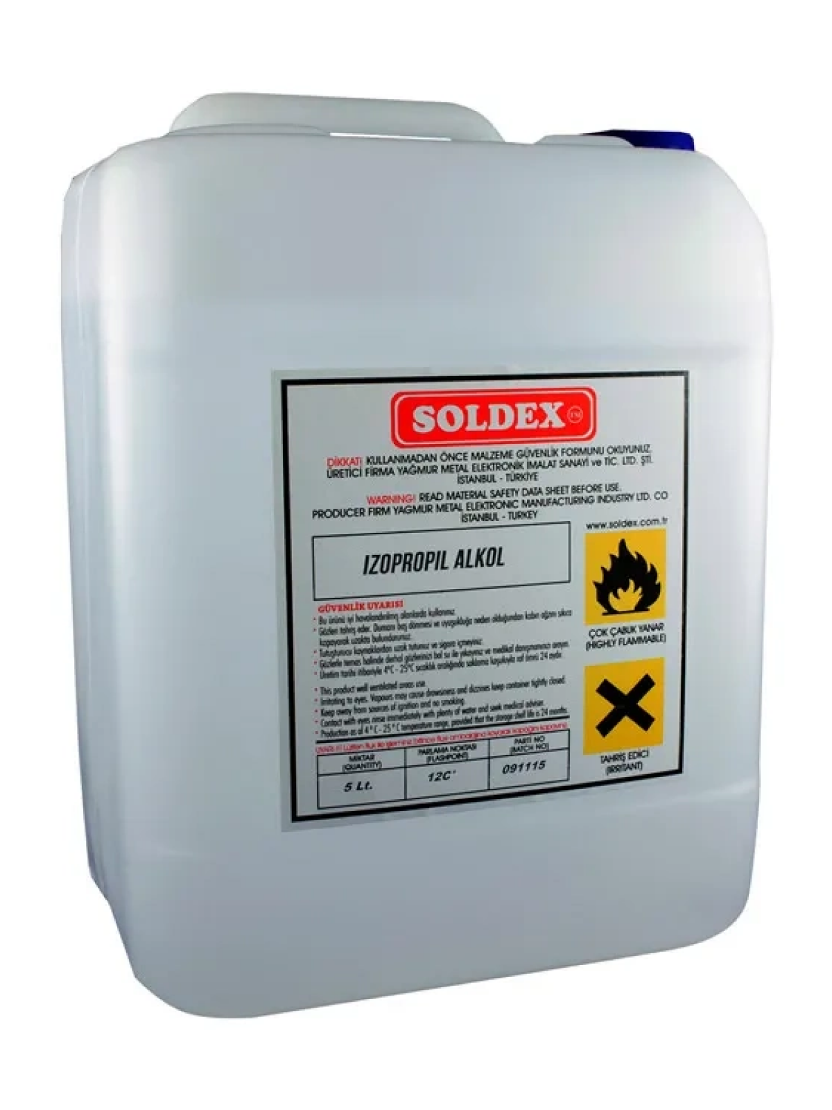 İzopropil Alkol 20 Lt - %99,9 Saf İpa İzopropil Alkol 20 Lt - %99,9 Saf İpa