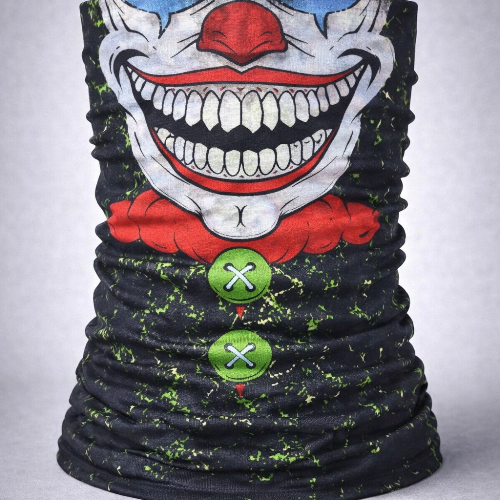 Joker Yüz Baskılı Baf Bandana - Çok Amaçlı Boyunluk Bandana 2 No