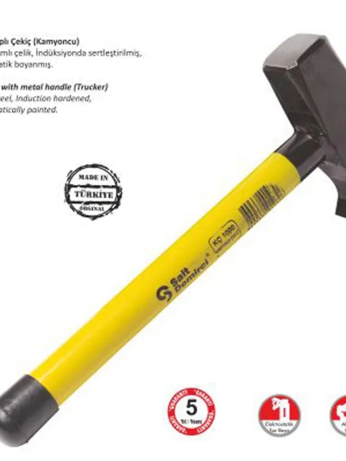 Kamyoncu Metal Saplı Çekiç 1500 Gr