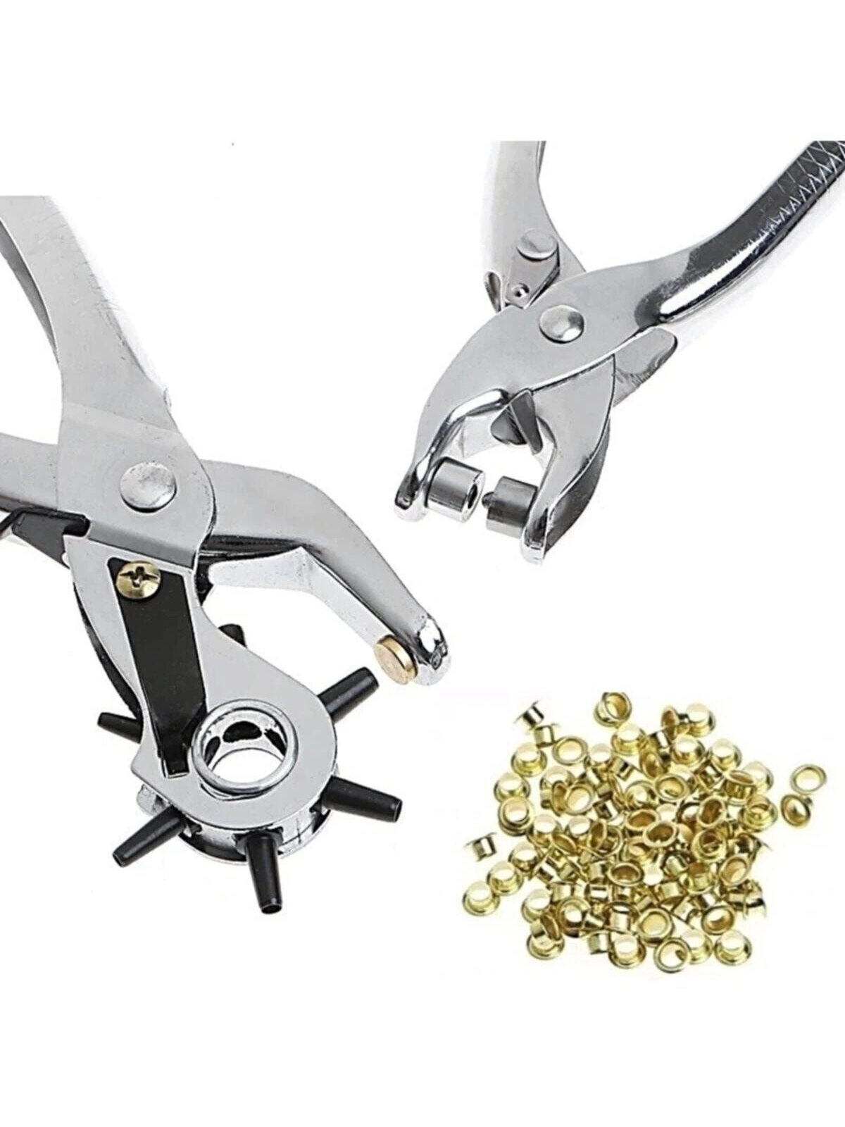 Kemer Delme Ve Perçin Pensesi Ikli Set Deri Plastik Delici