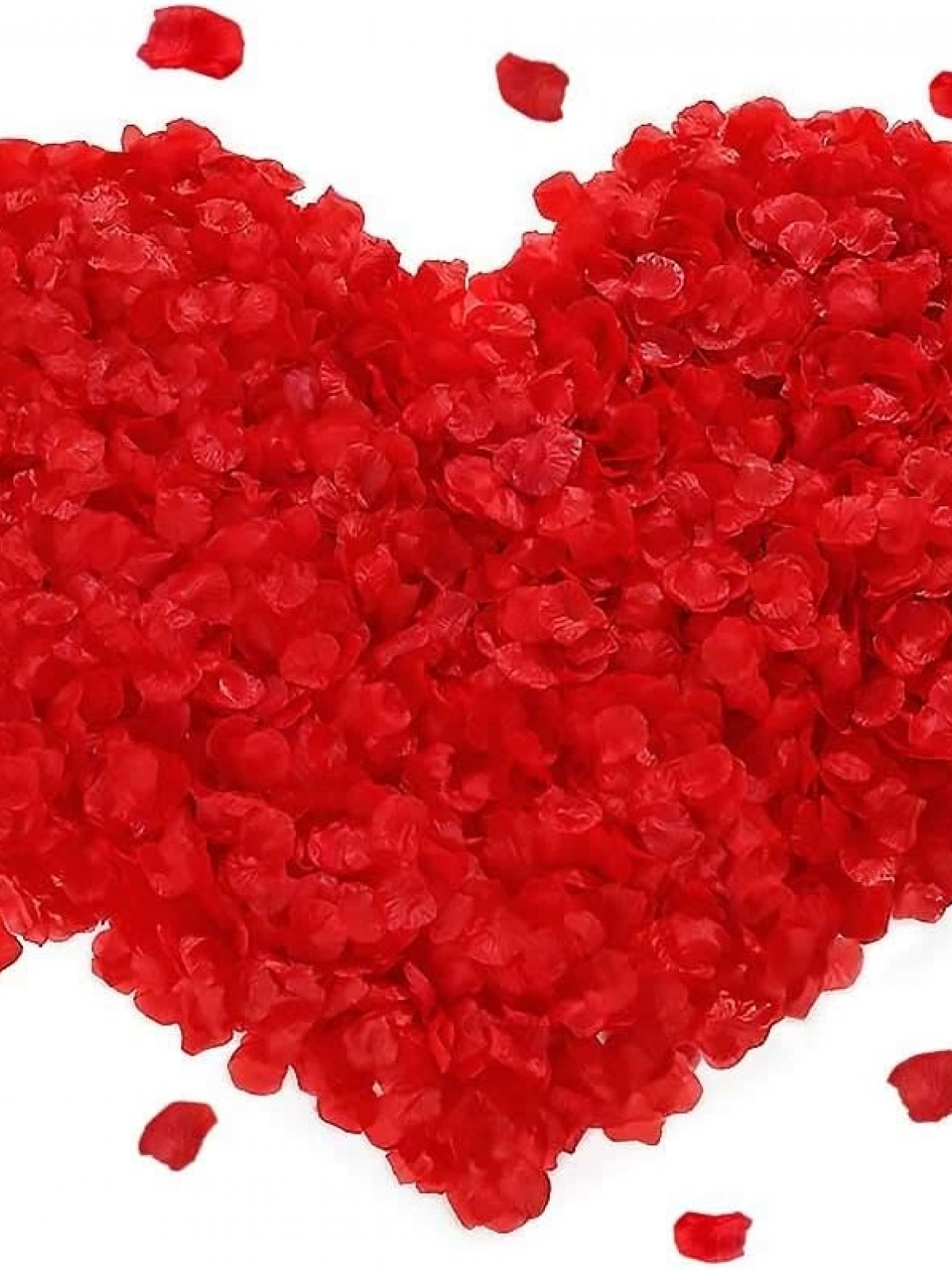 Kırmızı Renk Gül Yaprağı Şekilli Konfeti – 10 Paket 1000 Adet