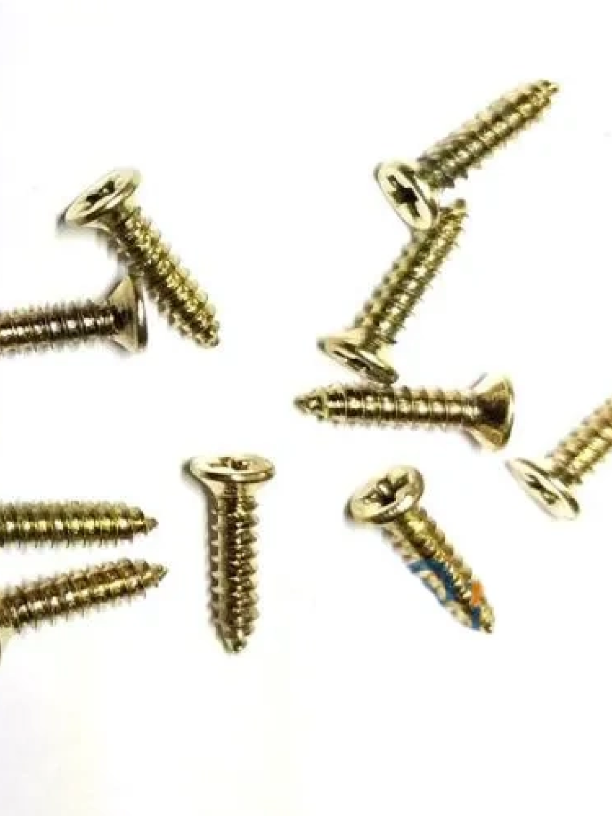 Klips, Menteşe, Ayak, Ağaç, Sunta Vidası 2,2x9,5mm - Sarı 100 Adet