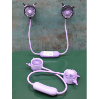 Kuromi Şarjlı Boyun Fanı Vantilatör 2 Kademeli Alk2689