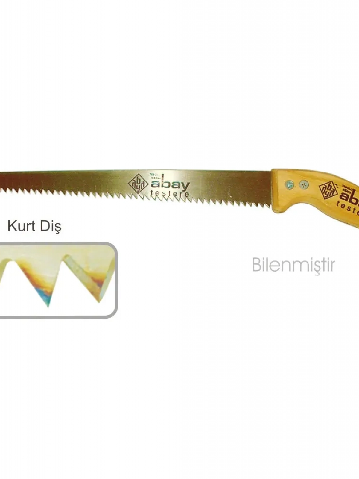 Kurt Diş Bağ Testere 35 Cm - Ahşap Sap