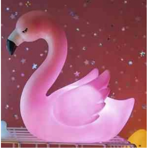 Led Işıklı Flamingo Masa Lambası