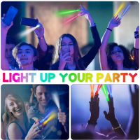 Led Işıklı Renkli Püsküllü Parmak Işığı 4 Renk 4 Adet