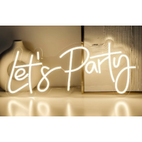 Let's Party Yazılı Neon Led