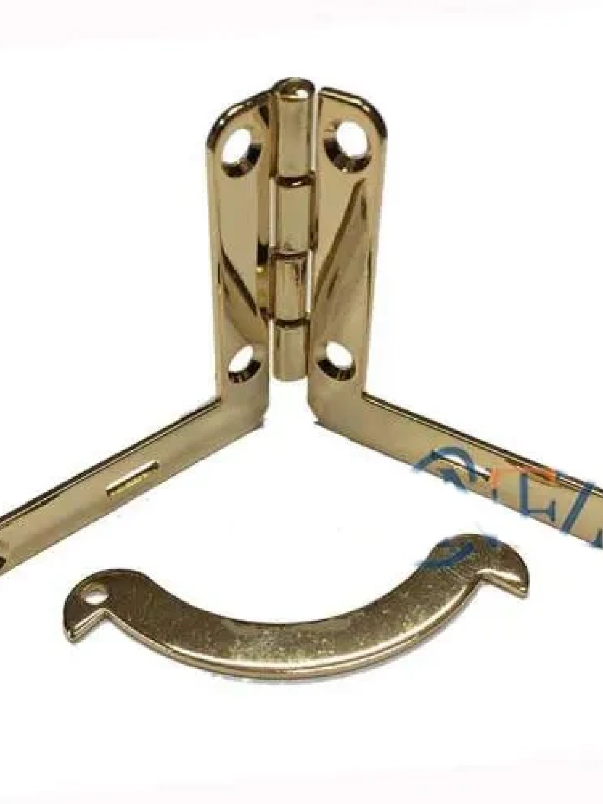 Makaslı Menteşe - 16x36x76mm, Gold, 100 Adet