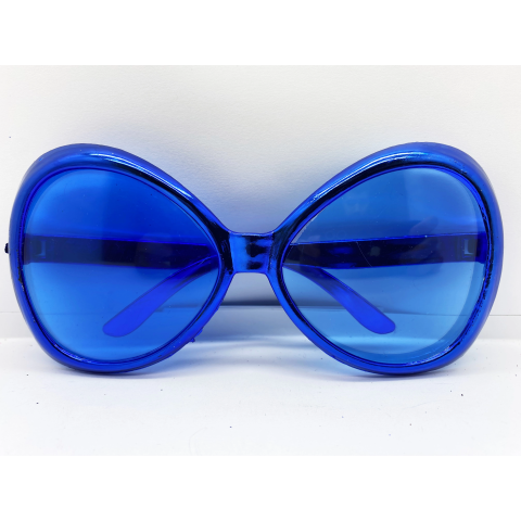 Mavi Renk Yeşilçam Nostalji 80li Yıllar 90lı Yıllar Parti Gözlüğü 7x16 Cm