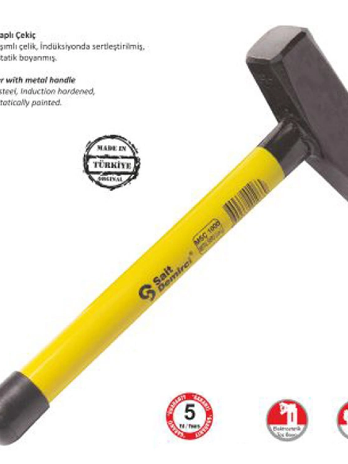 Metal Saplı Çekiç 1500 Gr