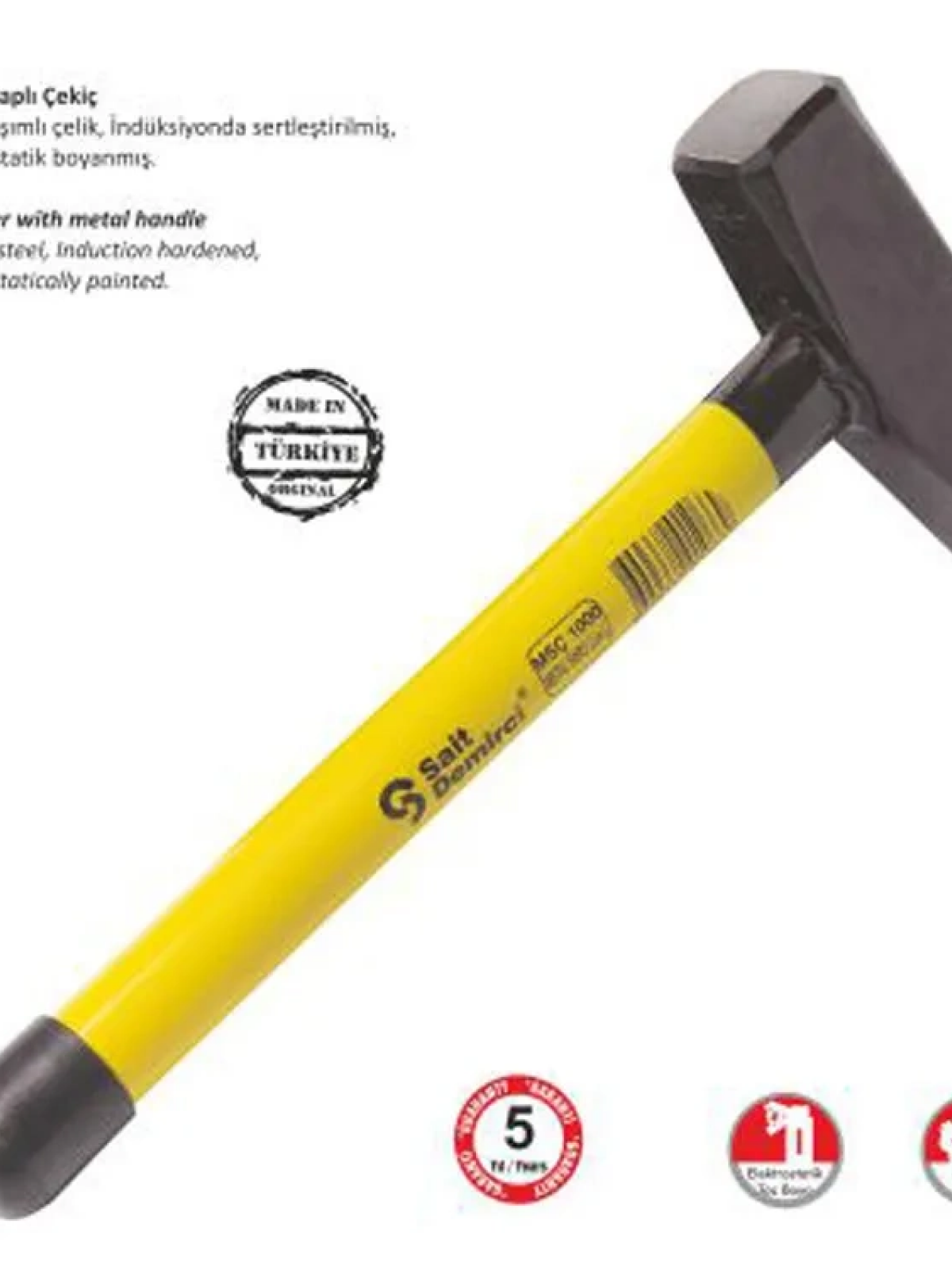 Metal Saplı Çekiç 500 Gr