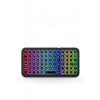 Mini Klavye Smarttv Işıklı Bluetooth Kablosuz Televizyon Ps3 Dizüstü Tabletler Ve Telefonlar İçin
