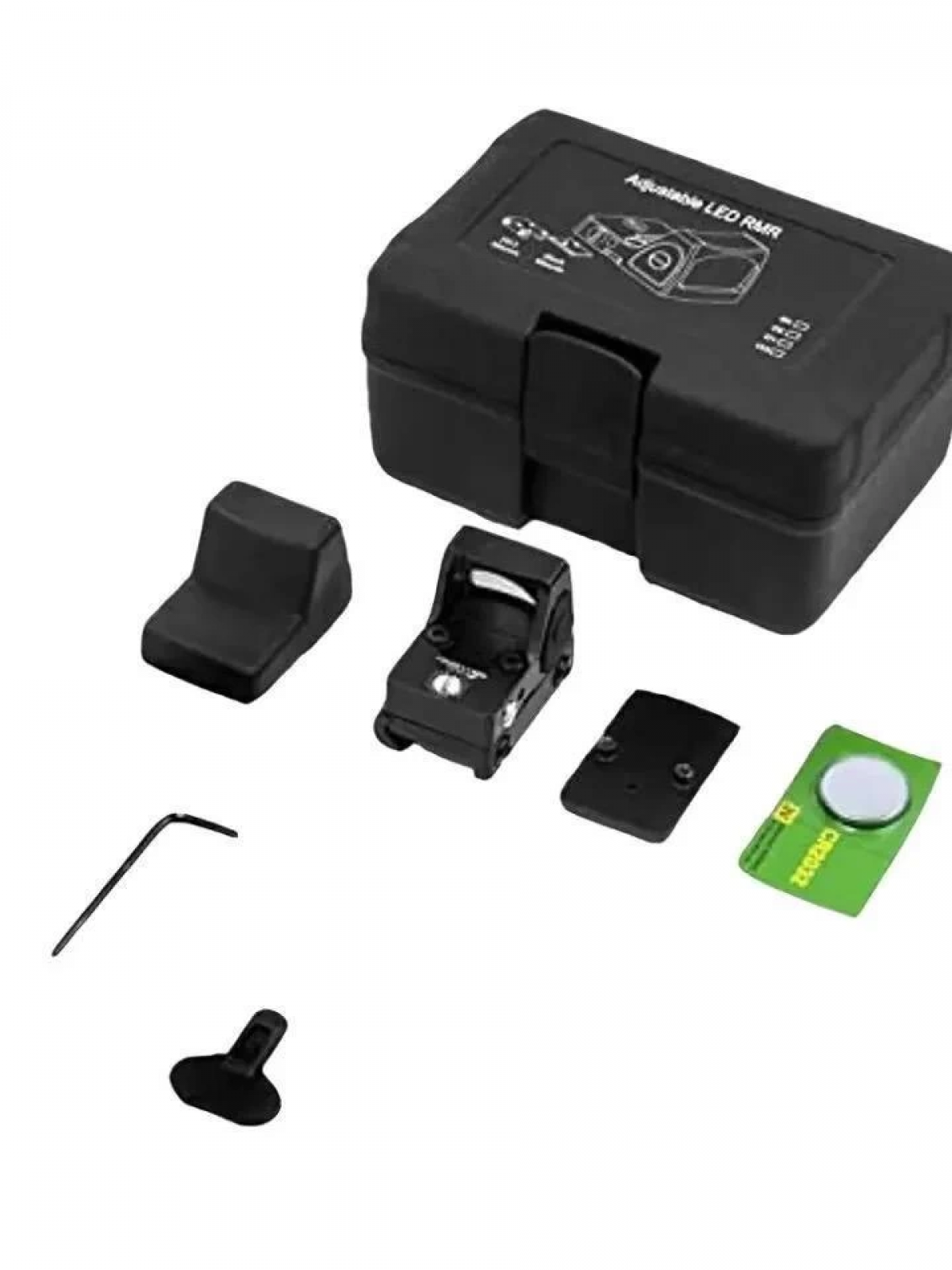 Mini Tactical Reflex Red Dot Sight 22mm  Kompakt Tasarım, 7 Kademeli Aydınlatma